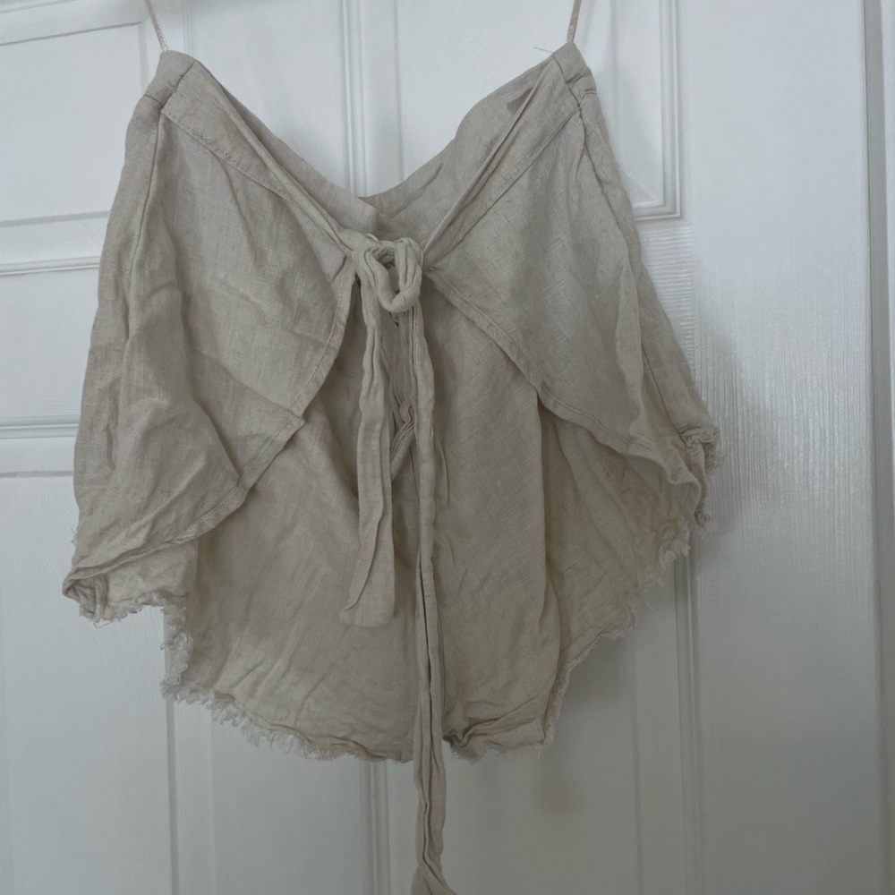 Linen shorts